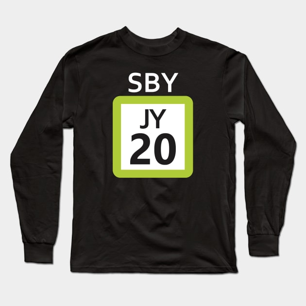 Shibuya Sign - Tokyo Yamanote Line Long Sleeve T-Shirt by Japan2PlanetEarth